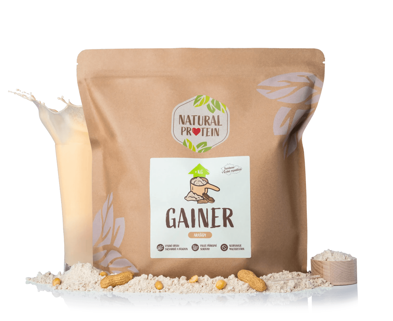 NaturalProtein Gainer Arašídy
