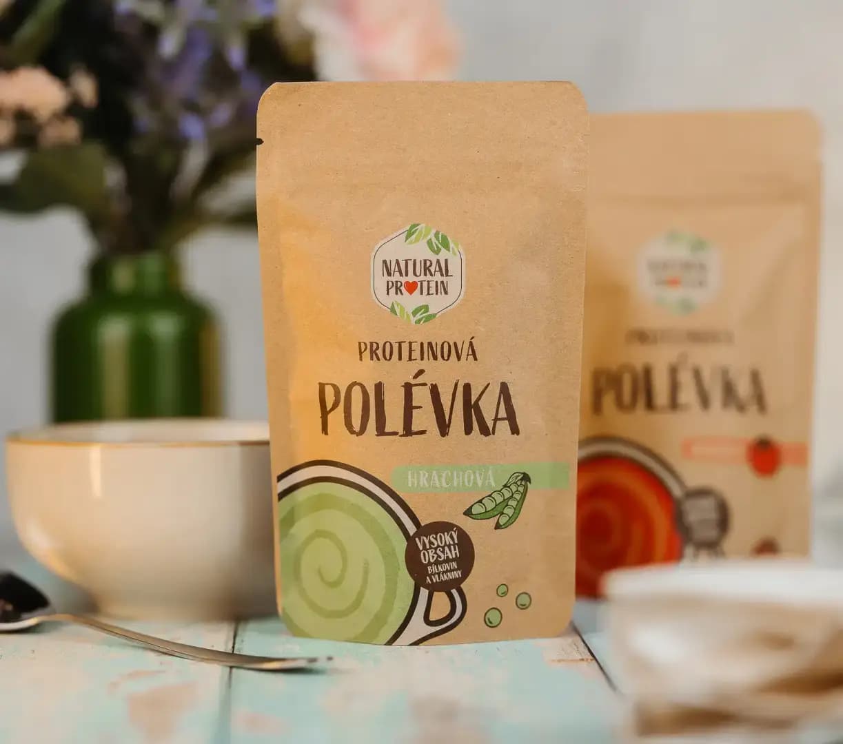 NaturalProtein Proteinová polévka hrachová - náhled 3