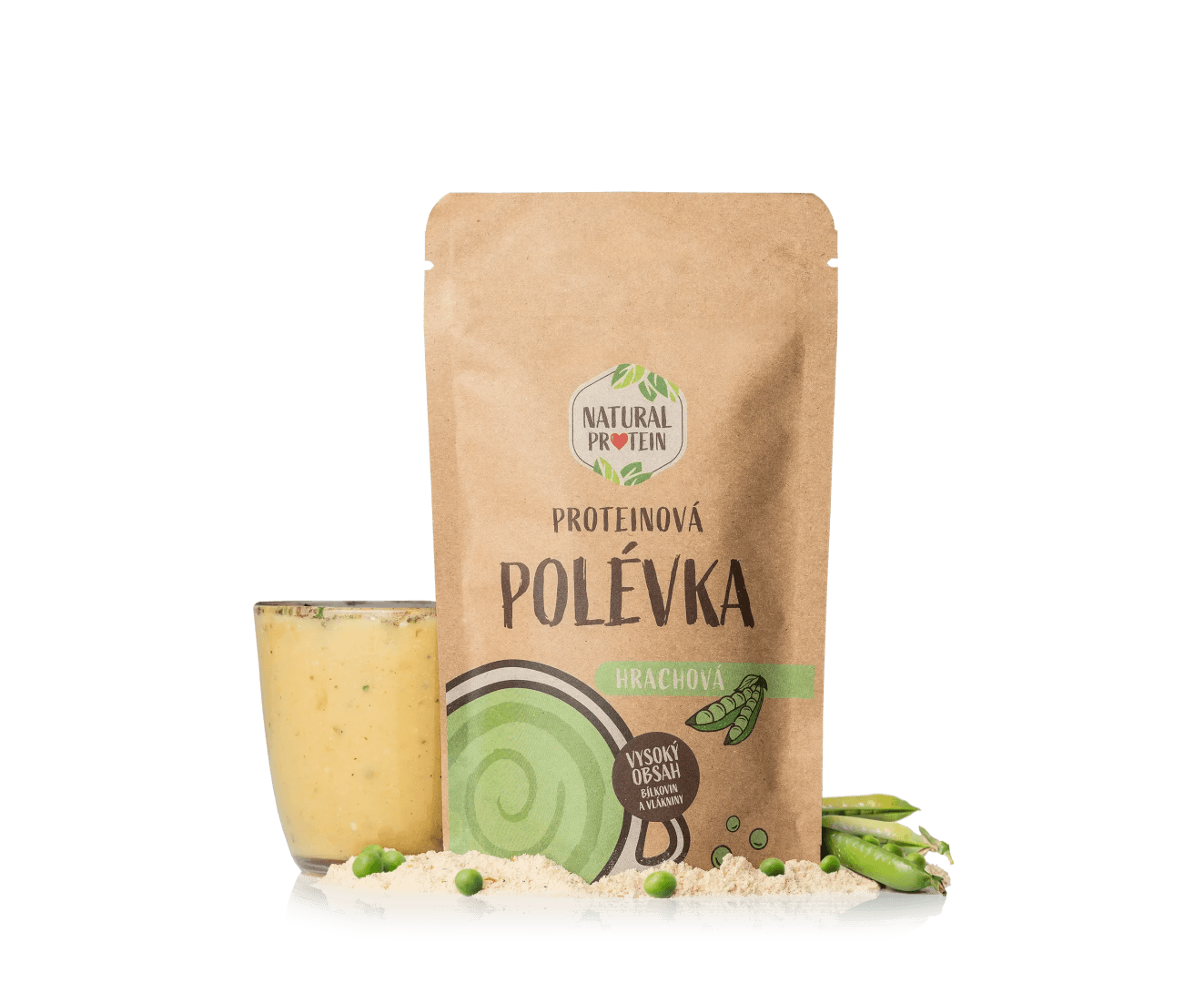 NaturalProtein Proteinová polévka hrachová
