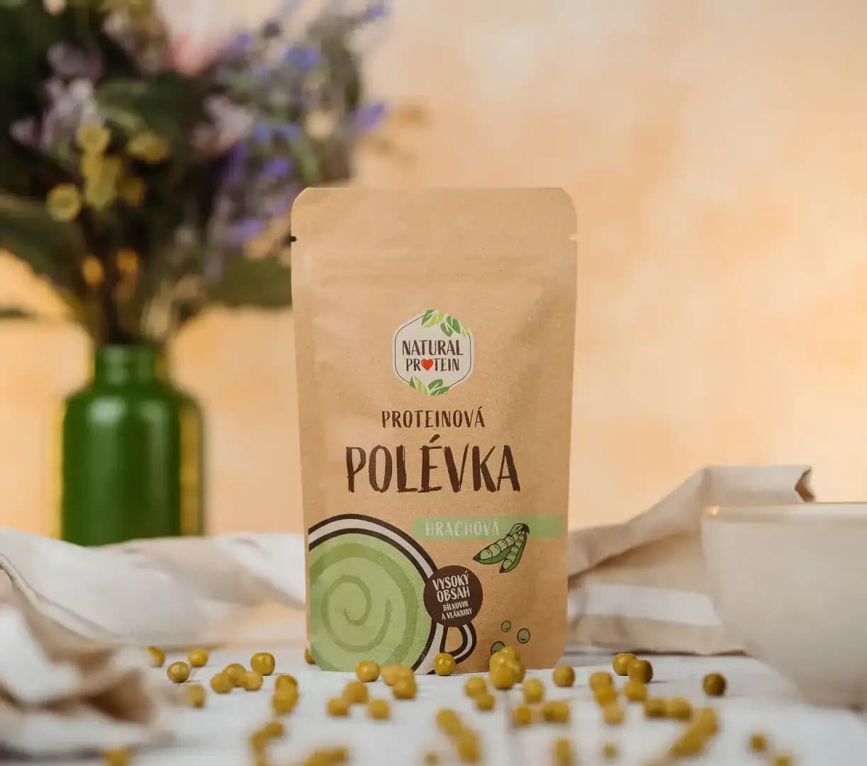 NaturalProtein Proteinová polévka hrachová - náhled 4