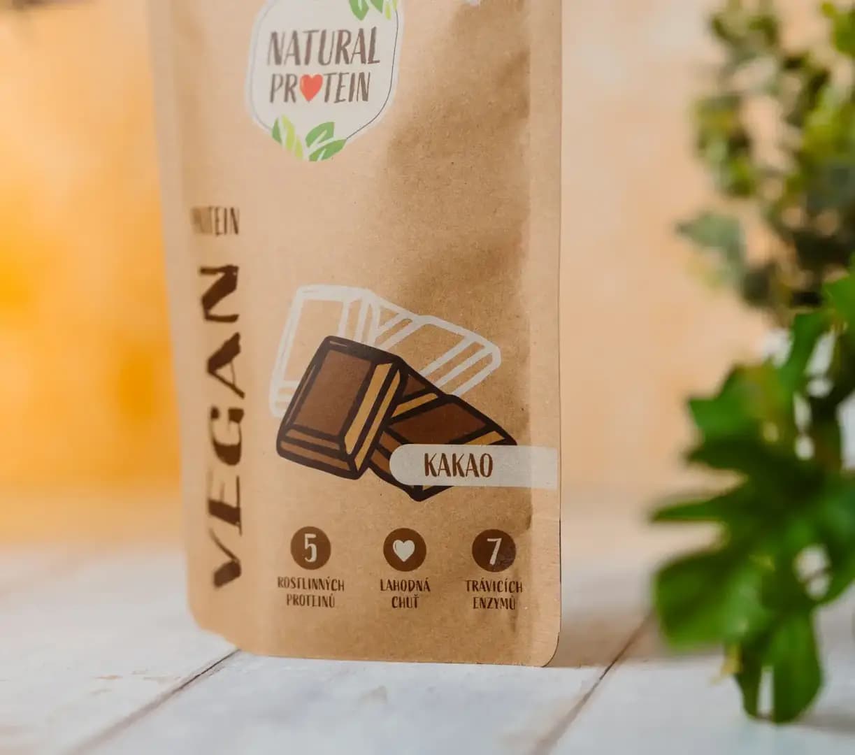NaturalProtein Veganský protein Kakao - náhled 3