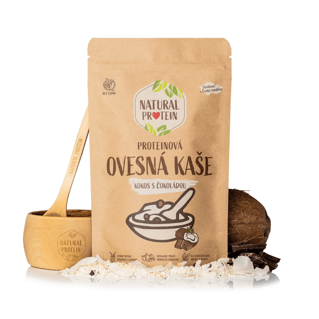 NaturalProtein Proteinová ovesná kaše Kokos s čokoládou