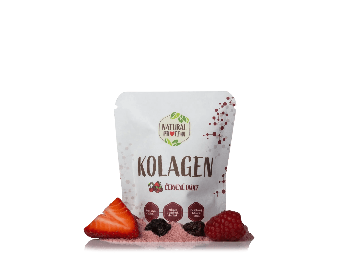NaturalProtein Kolagen Červené ovoce (10 g)