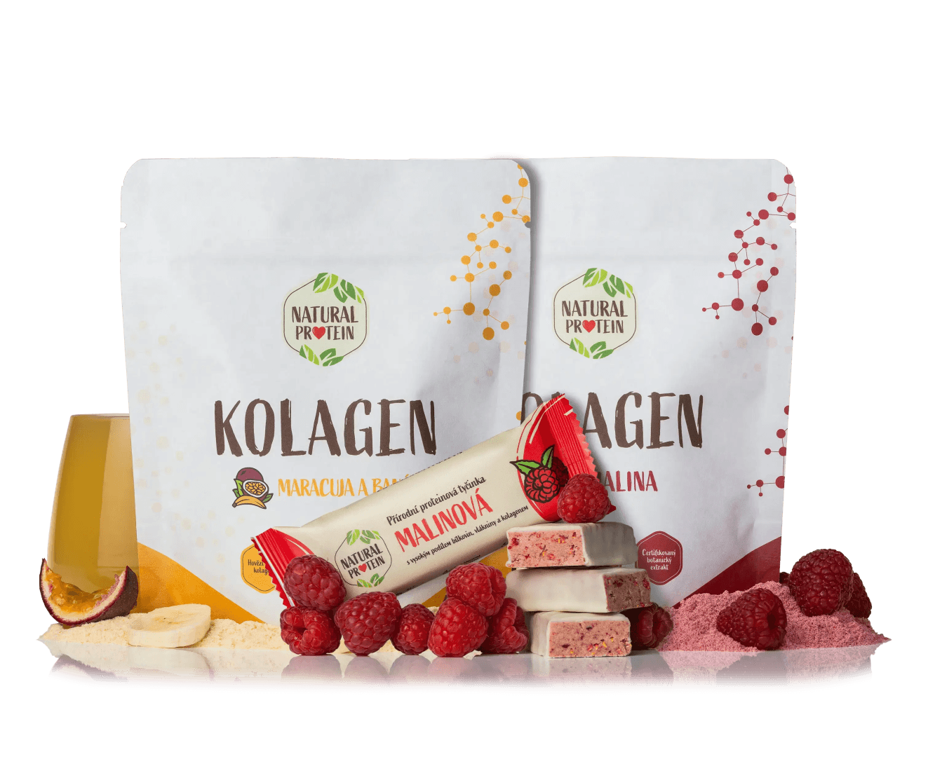 NaturalProtein Kolagen (2x Kolagen + tyčinka)