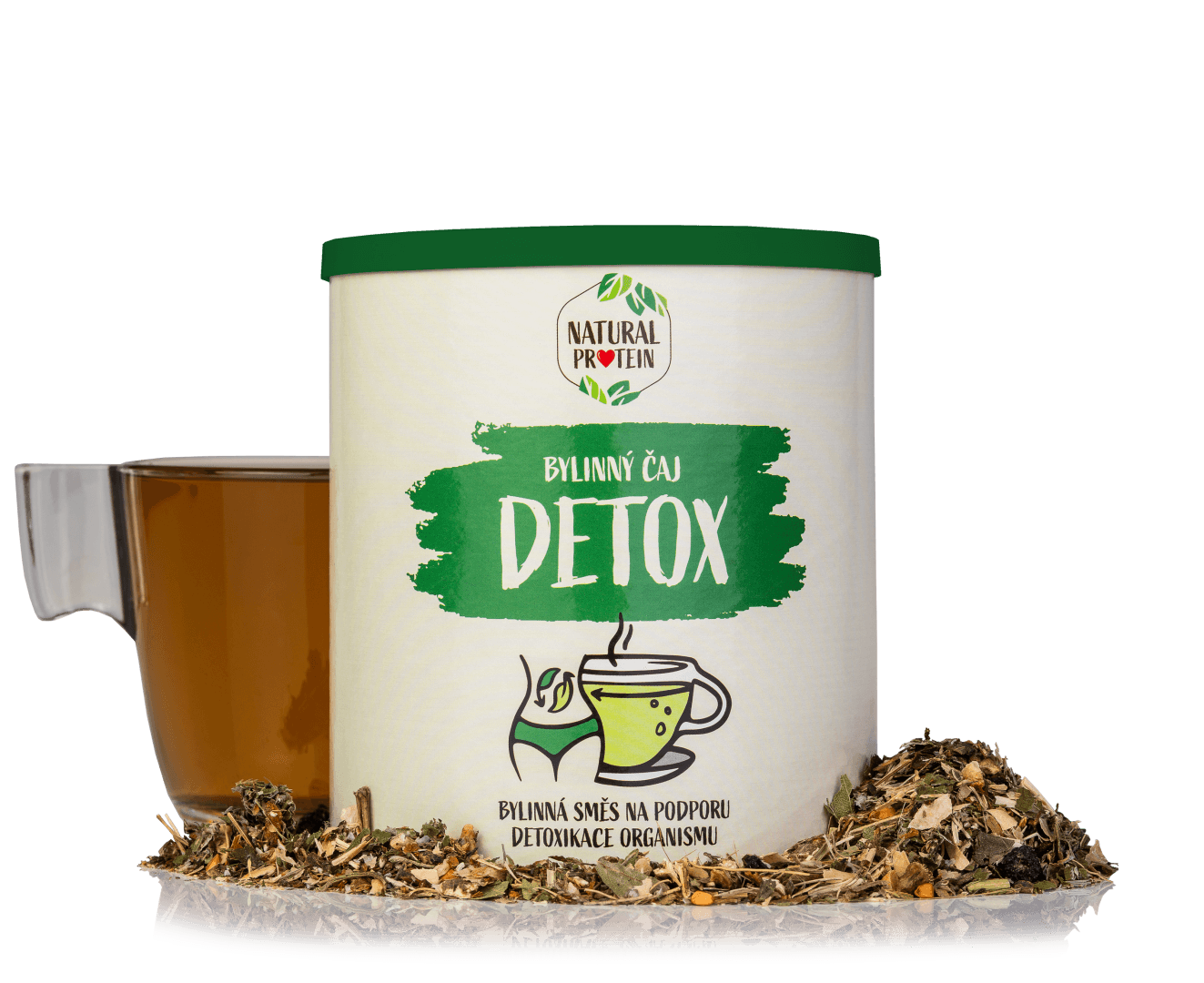 NaturalProtein Bylinný sypaný čaj Detox