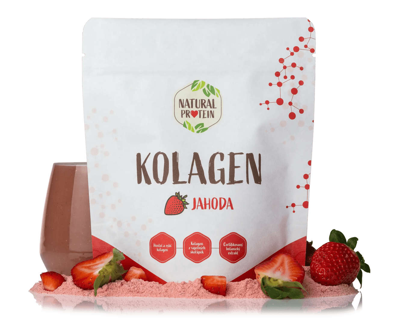 NaturalProtein Kolagen Jahoda