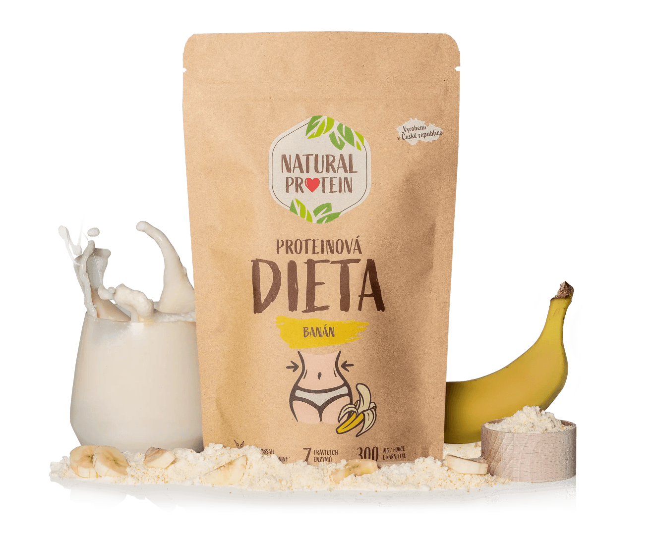 NaturalProtein Proteinová dieta Banán