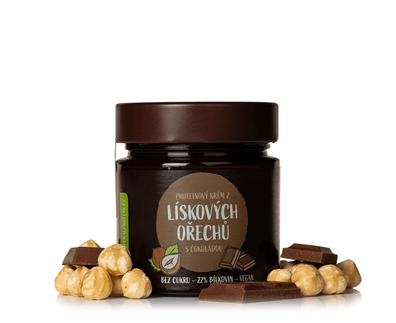 NaturalProtein Lískooříškový krém s čokoládou