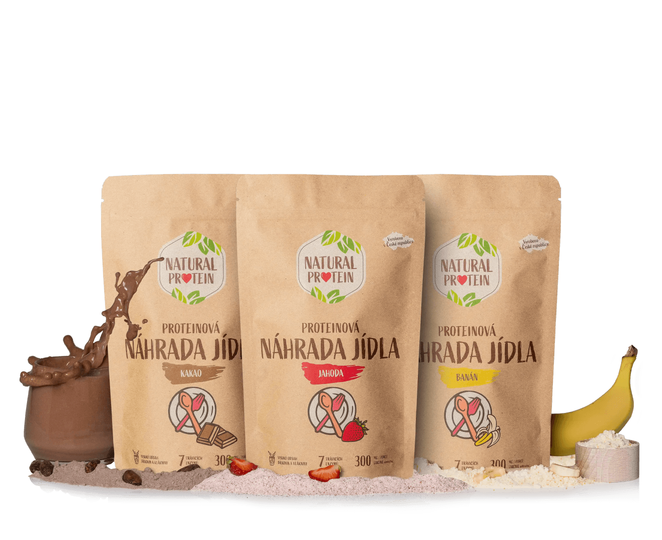 NaturalProtein 3x Náhrada jídla