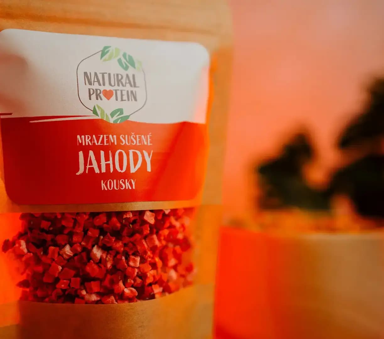 NaturalProtein Mrazem sušené jahody kousky - náhled 3