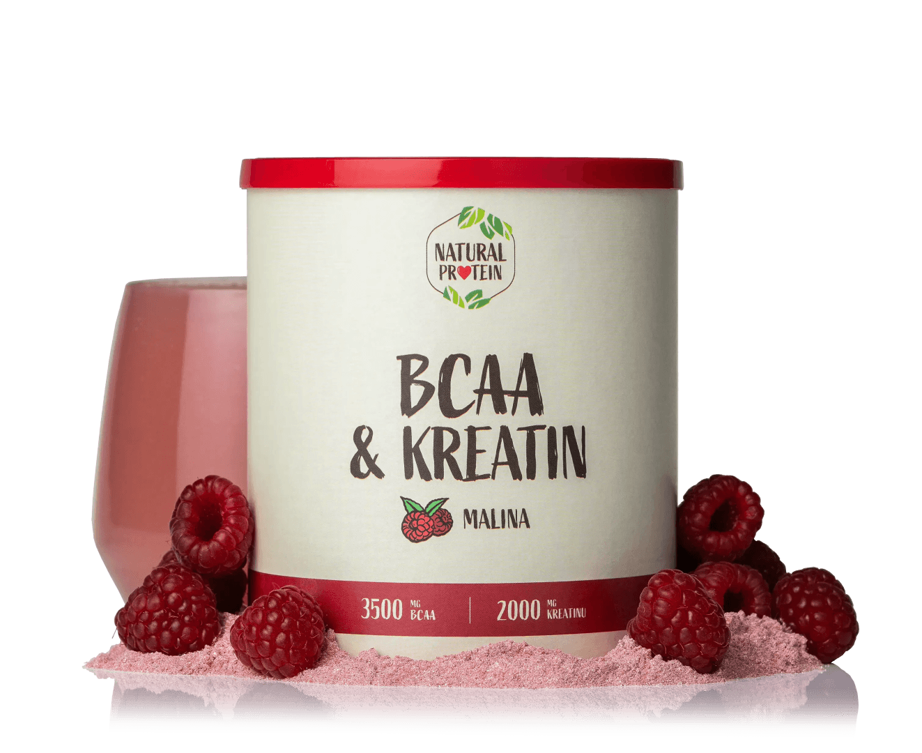 NaturalProtein BCAA + Kreatin Malina